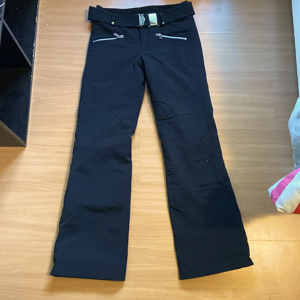 Black Bogner snow pants. Size XXS